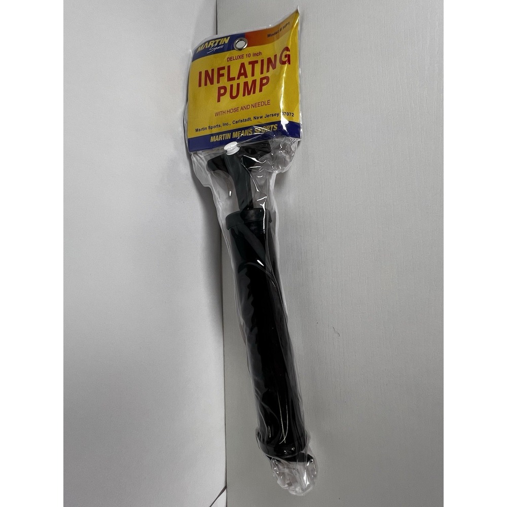 Martin Sports HP1 Hand Pump 10in Ball‎ Inflator Black NEW